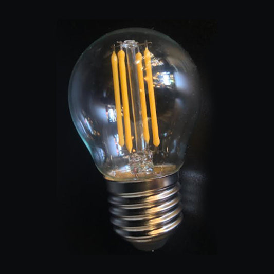 G45 Clear LED Filament 4W - E27 Dimmable