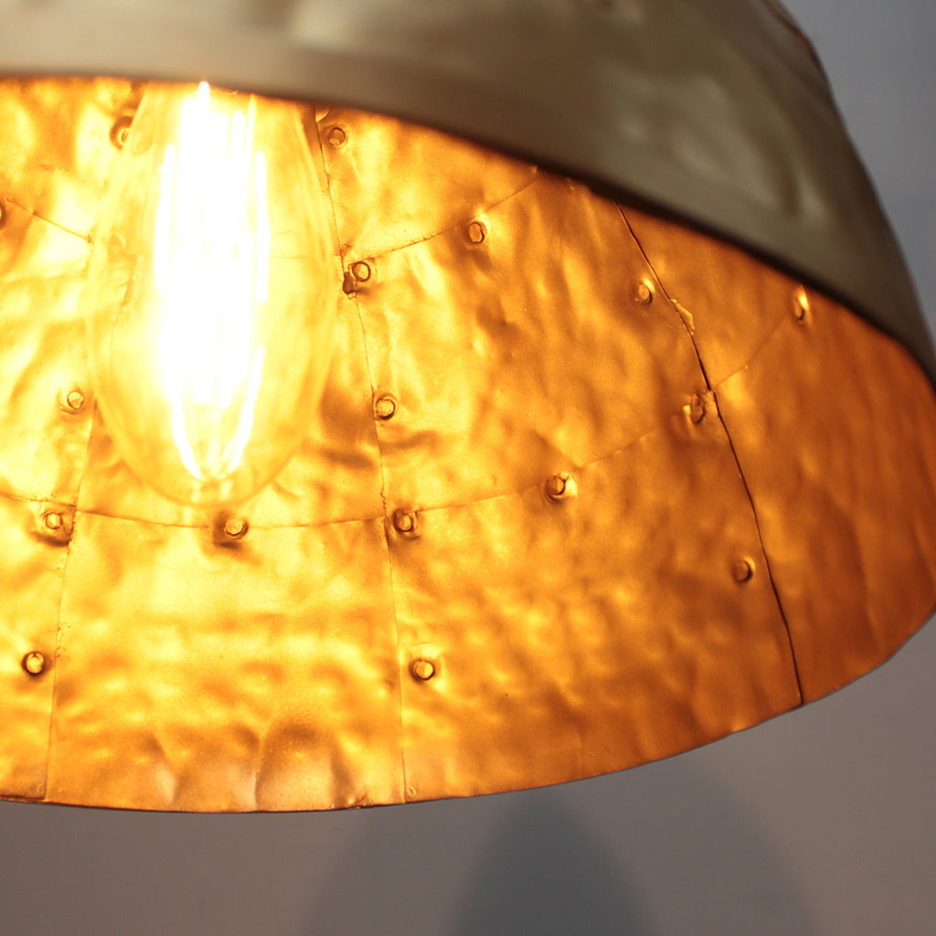 Gaian Pendant Light 430D Gold_Murano Plus_Detail