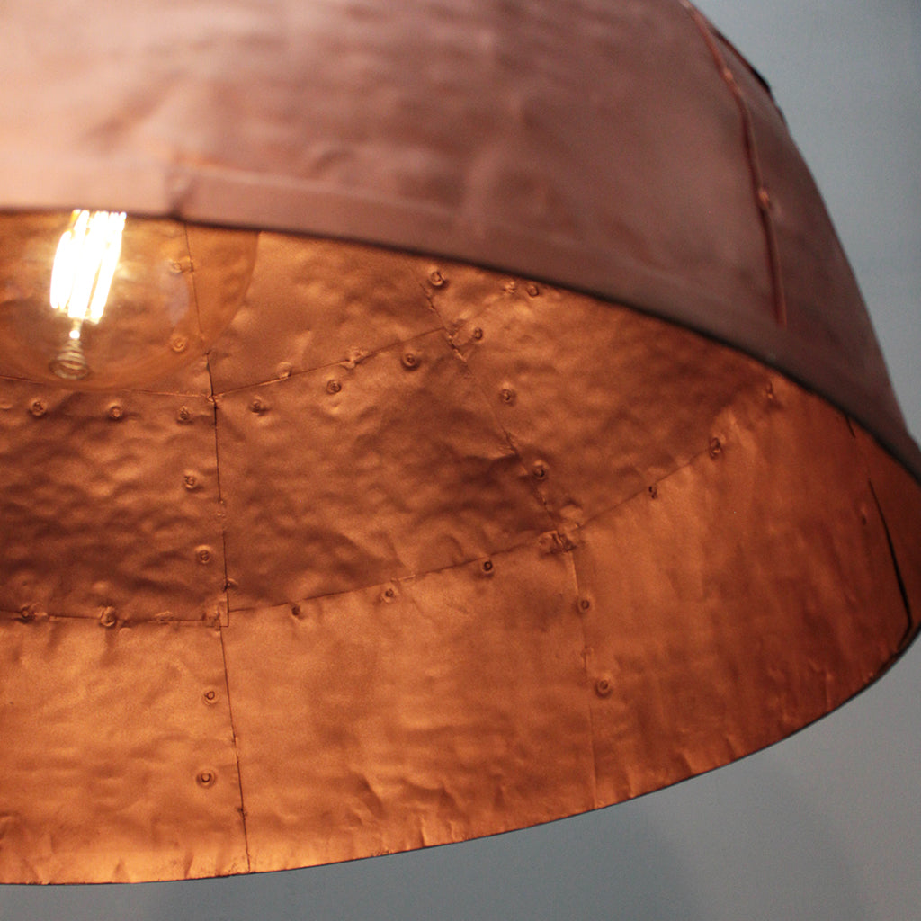 Gaian Rustic Pendant Light Copper_Murano Plus NZ_Detail