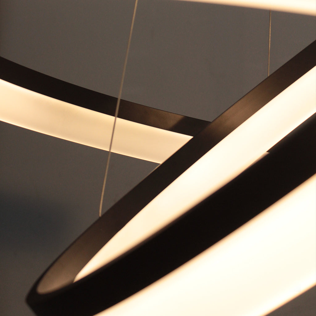 Halo Frost Pendant - Four Ring