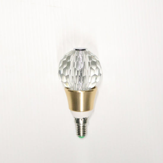 Crystal Round Pineapple LED Dimmable Light Bulb - E14