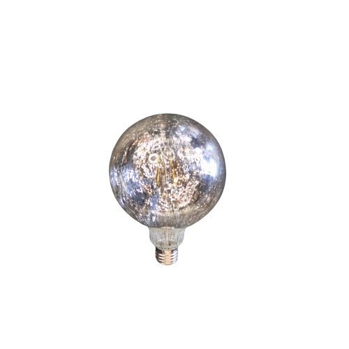 G125 Silver Filament Light Bulb E27