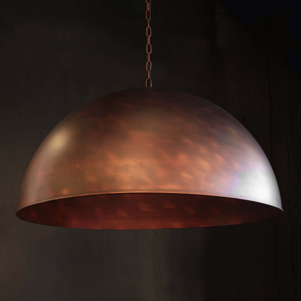Jenna Dome Red Copper 1000DPendantsMurano Plus