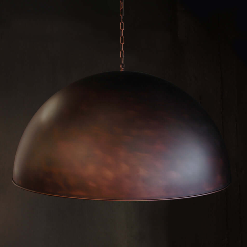 Jenna Dome Red Copper 1000DPendantsMurano Plus