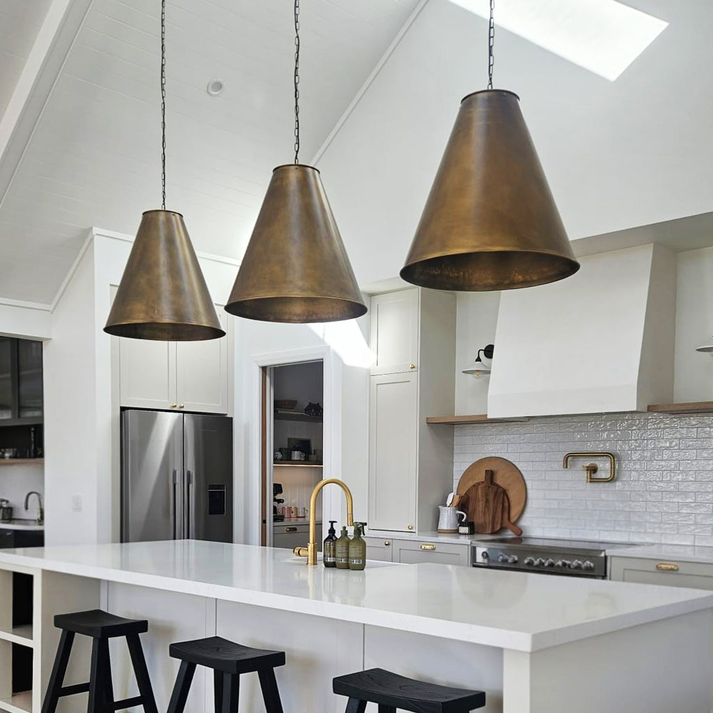 Monaco Brass Pendant