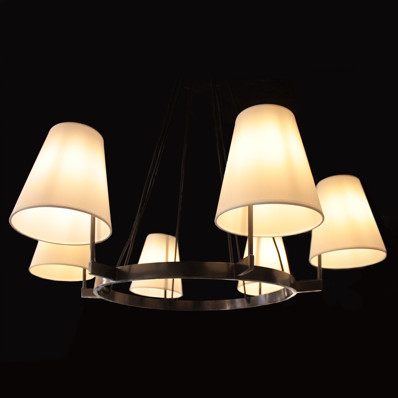 Murano Plus Ferbane Chandelier Black Modern Contemporary Lighting