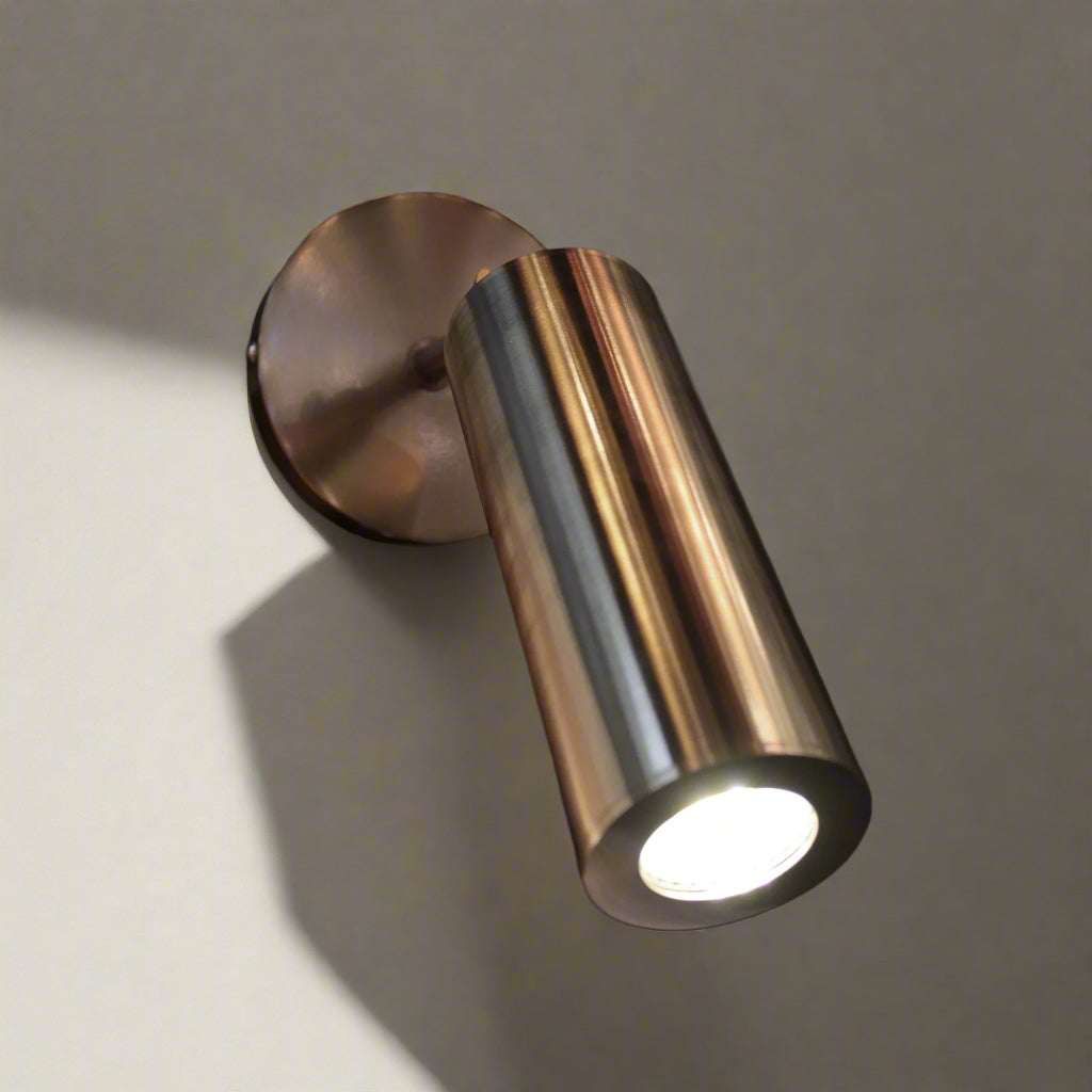 Nickel Silver wall light bedroom adjustable