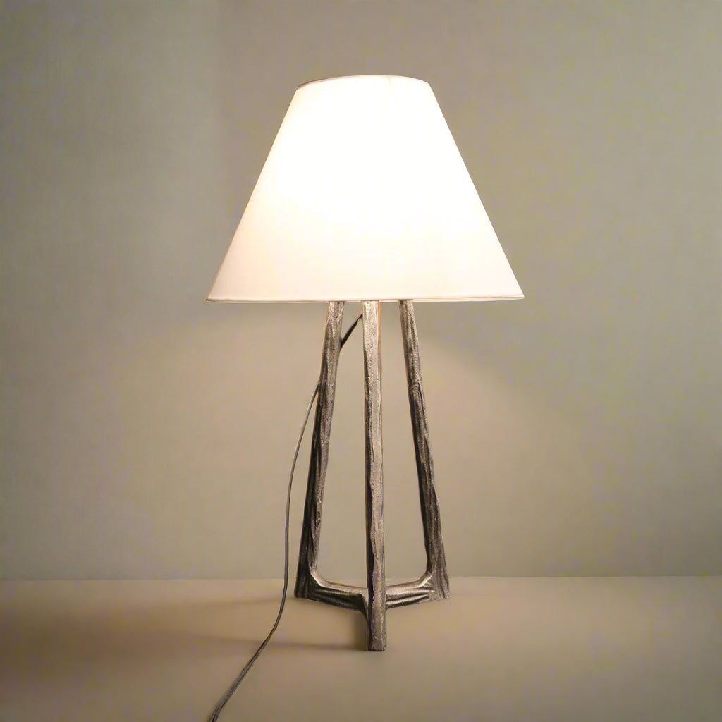 Murano Plus Andre Silver Table Lamp