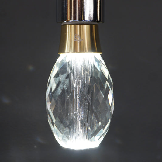 Crystal Oval Pineapple LED Bulb - E27 / E14