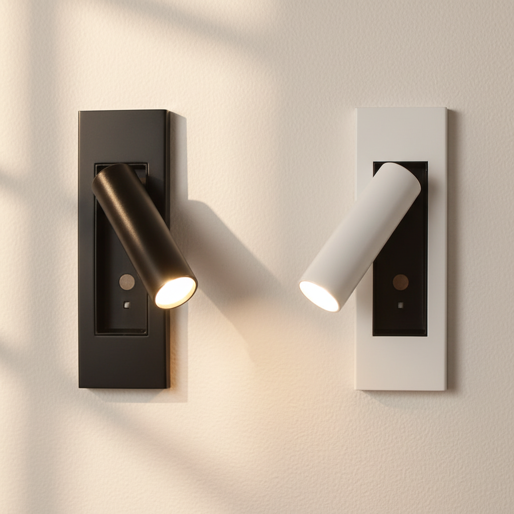 Point Wall Light_Black_White_Murano Plus NZ