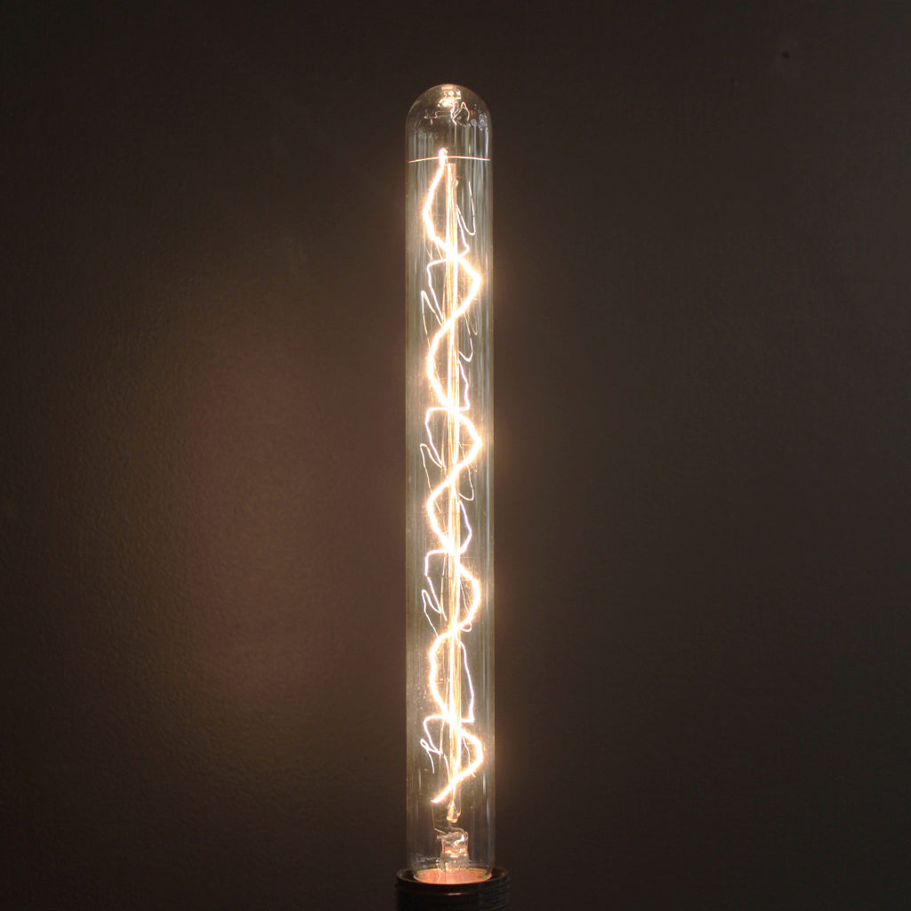 T30 Clear Glass Spiral Filament 40W 2700K Incandescent E27 Light Bulb