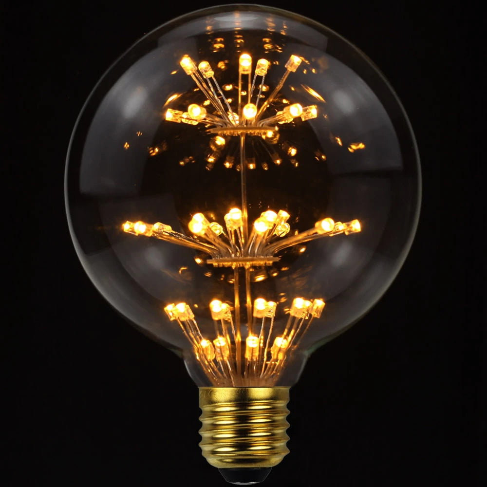 Star Filament Glow LED E27 Bulb 3W