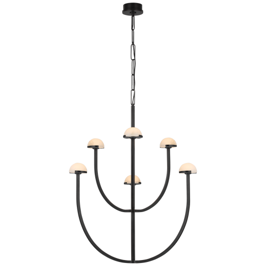 Pedra Large Two-Tier Chandelier