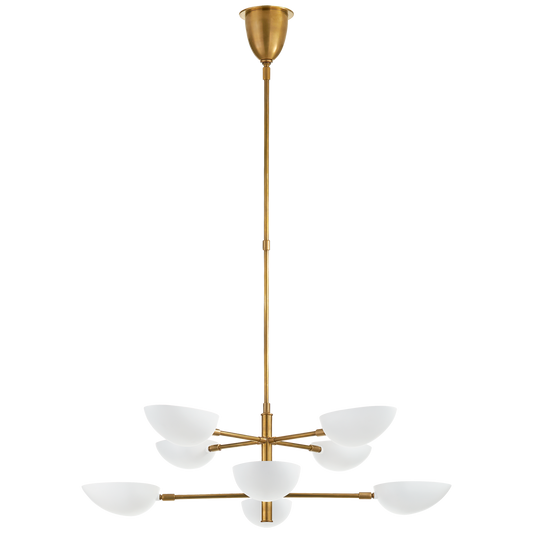 Graphic Large Two-Tier Chandelier
