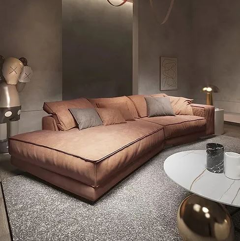 Divani Sectional Sofas Upholstered with Pillows