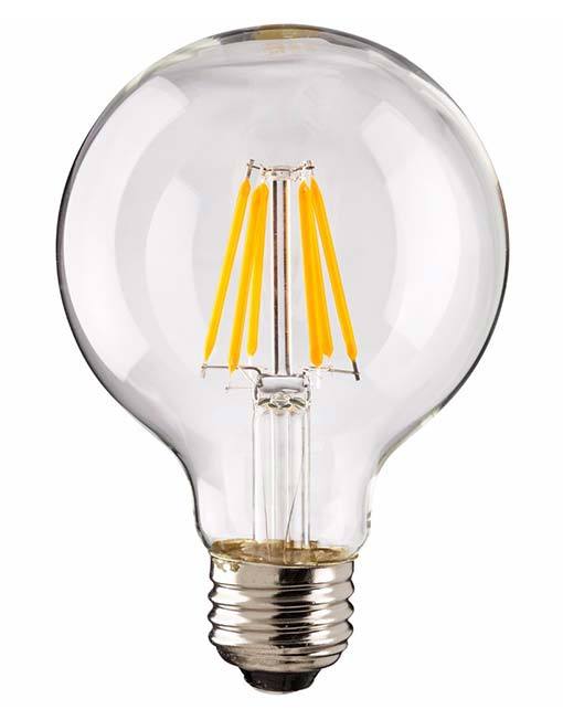 G125 LED Bulb Filament 8W 2700K Dimmable E27