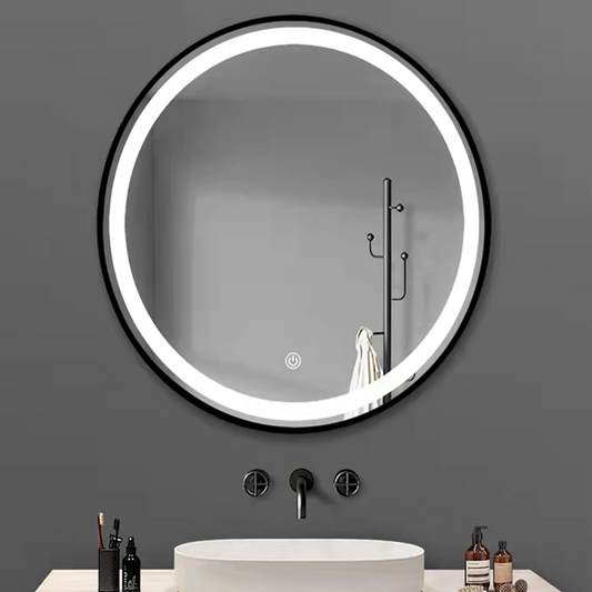 NOVA LED Mirror Round framed