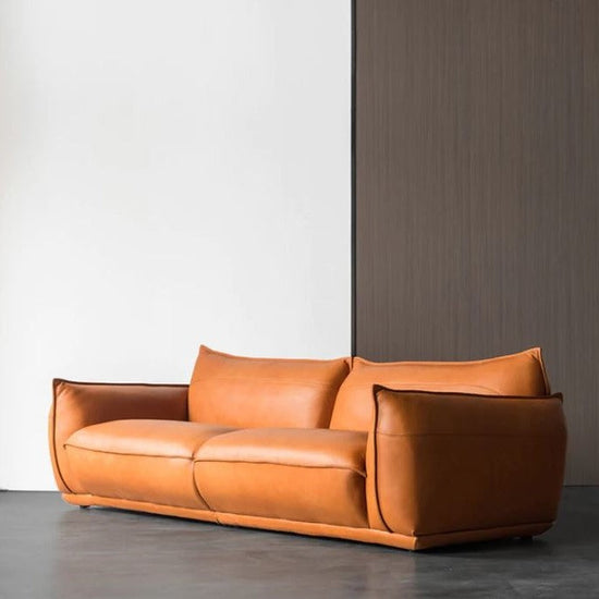 Cofe Genuine Leather 3-Seater Sofa