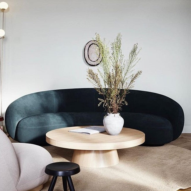 Curv Sofa Small Velvet Murano Plus