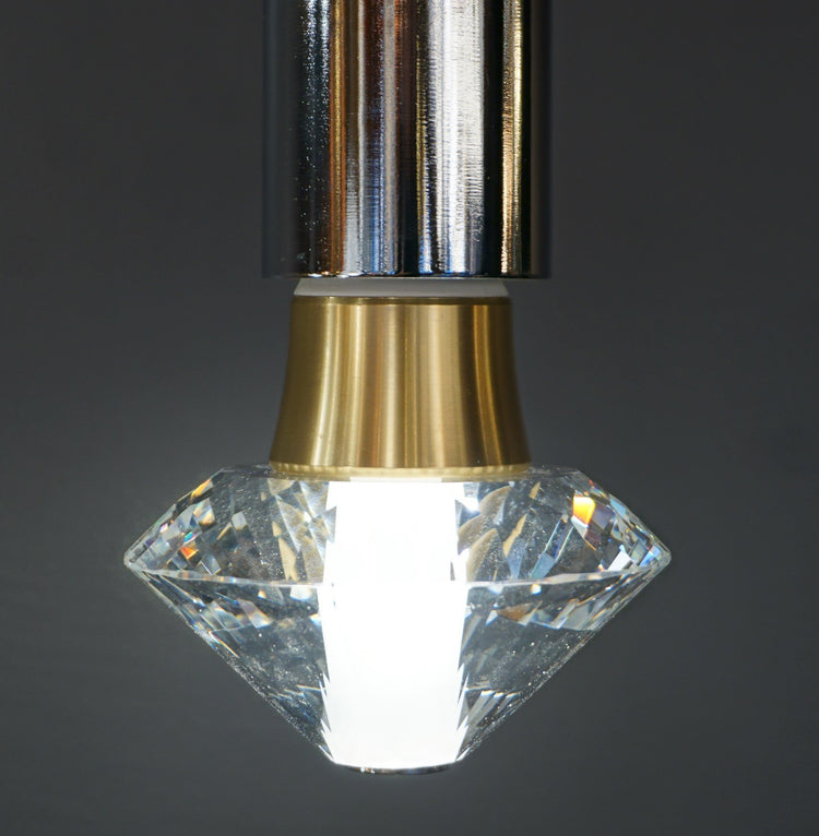 Crystal Diamond LED Light Bulb - E14 / E27