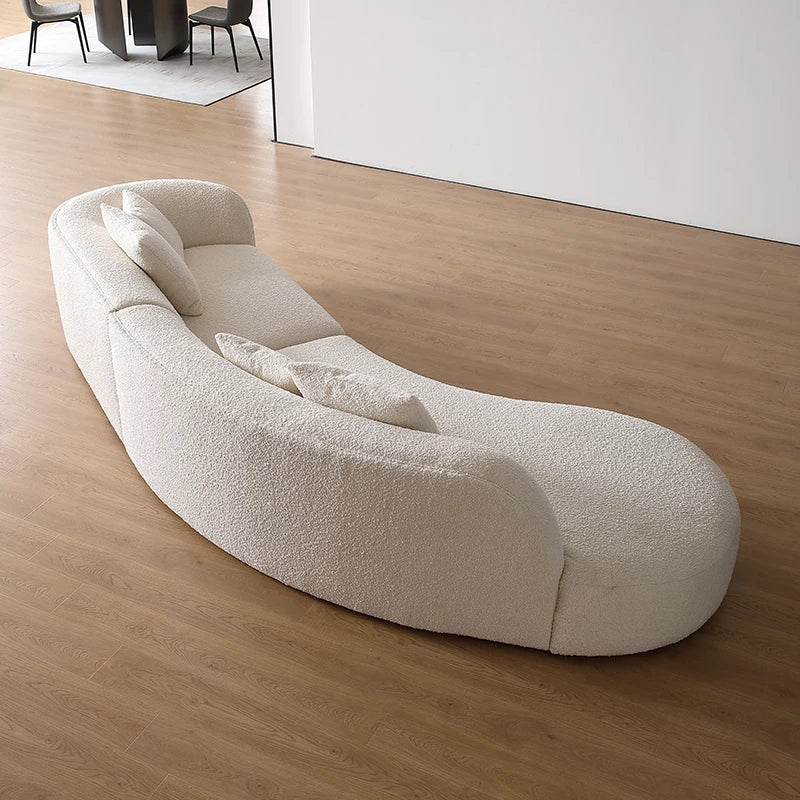 Curvar Boucle Fabric Sofa
