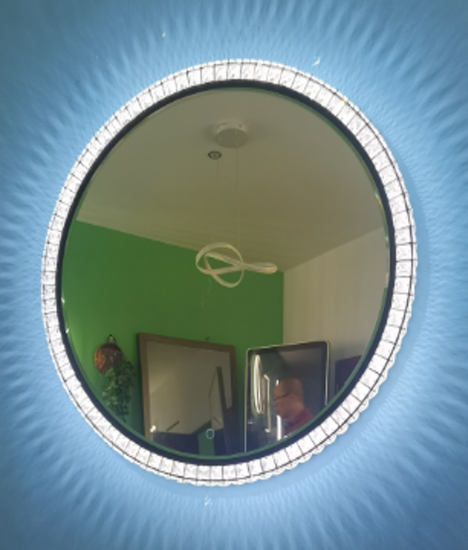 Kris Crystal Round LED mirror 912MM