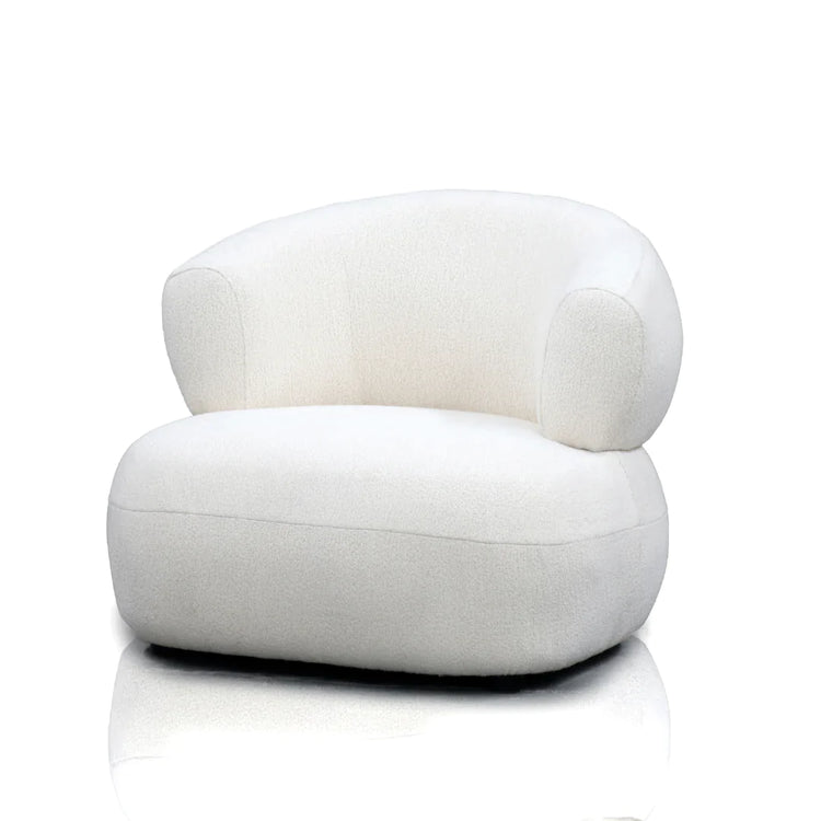 Nova Boucle White Armchair