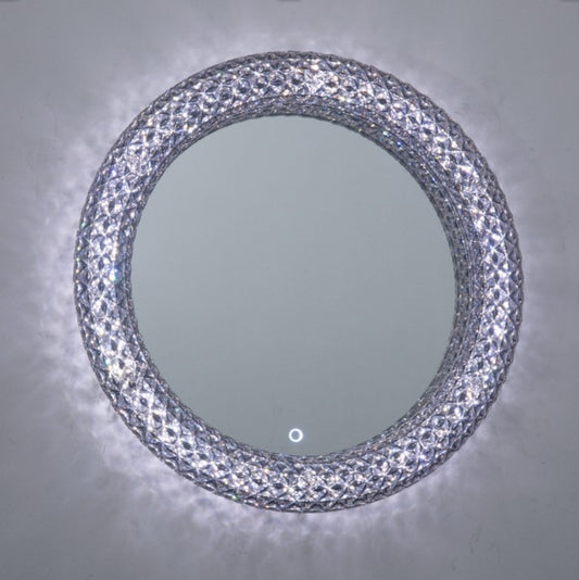 Crystal LED Mirror Round 500mm Diameter