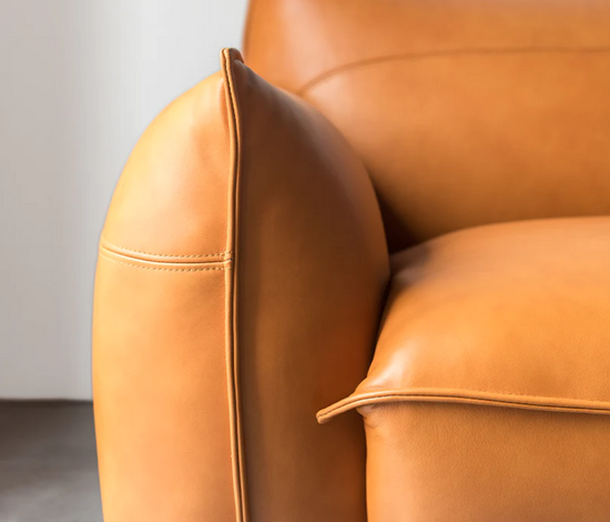 Cofe Genuine Leather 3-Seater Sofa