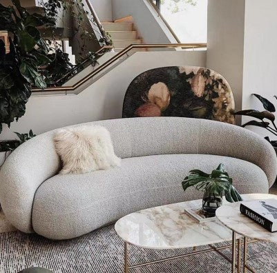 Curv Boucle Fabric Sofa