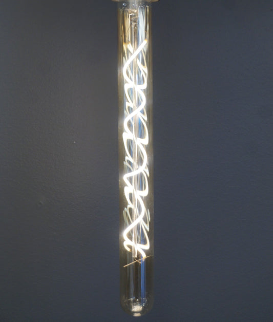 Tubular J Brown LED Light Bulb at Murano Plus, Lighting Specialists in Auckland